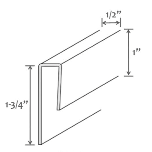 16' Delpro J-Trim (box of 50)