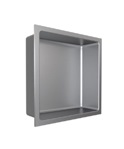 Fusion - Shower Niche Stainless Steel 12" x 12"